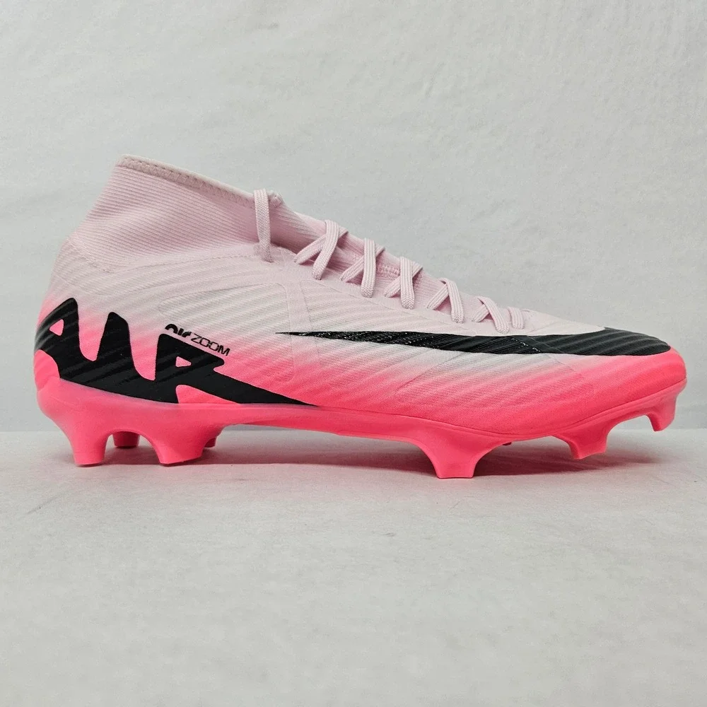 Nike Zoom Superfly 9 Academy FG/MG Soccer Cleat DJ5625-601 Pink‎ Men's Size 10.5